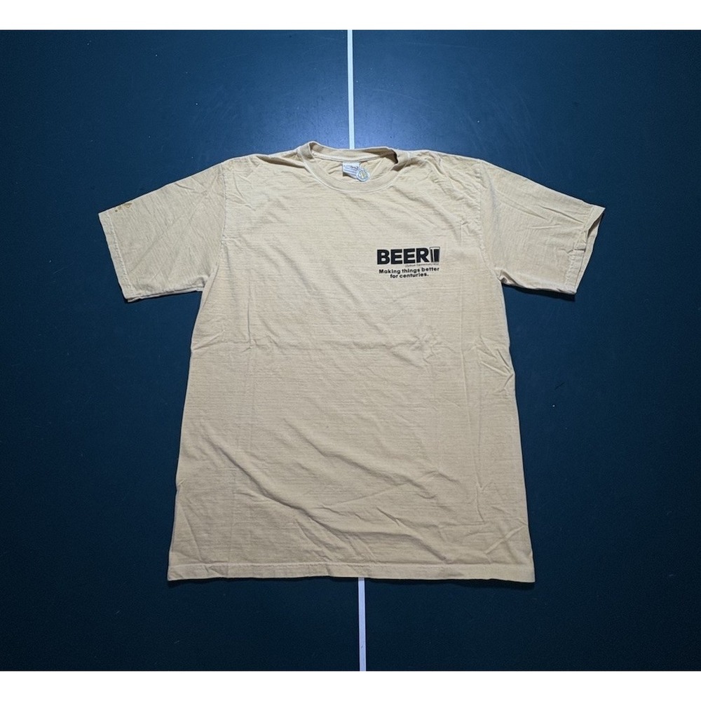 Crazy Shirts Beer Dyed T Shirt Men's L Beer Making Things Better for Centuries